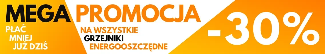 -30% na WSZYSTKIE grzejniki